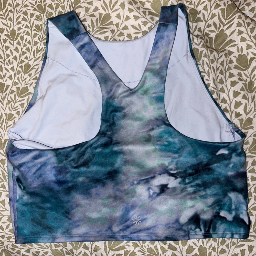 Athleta Tie-Dye Sports Bra Size M - Picture 2 of 4